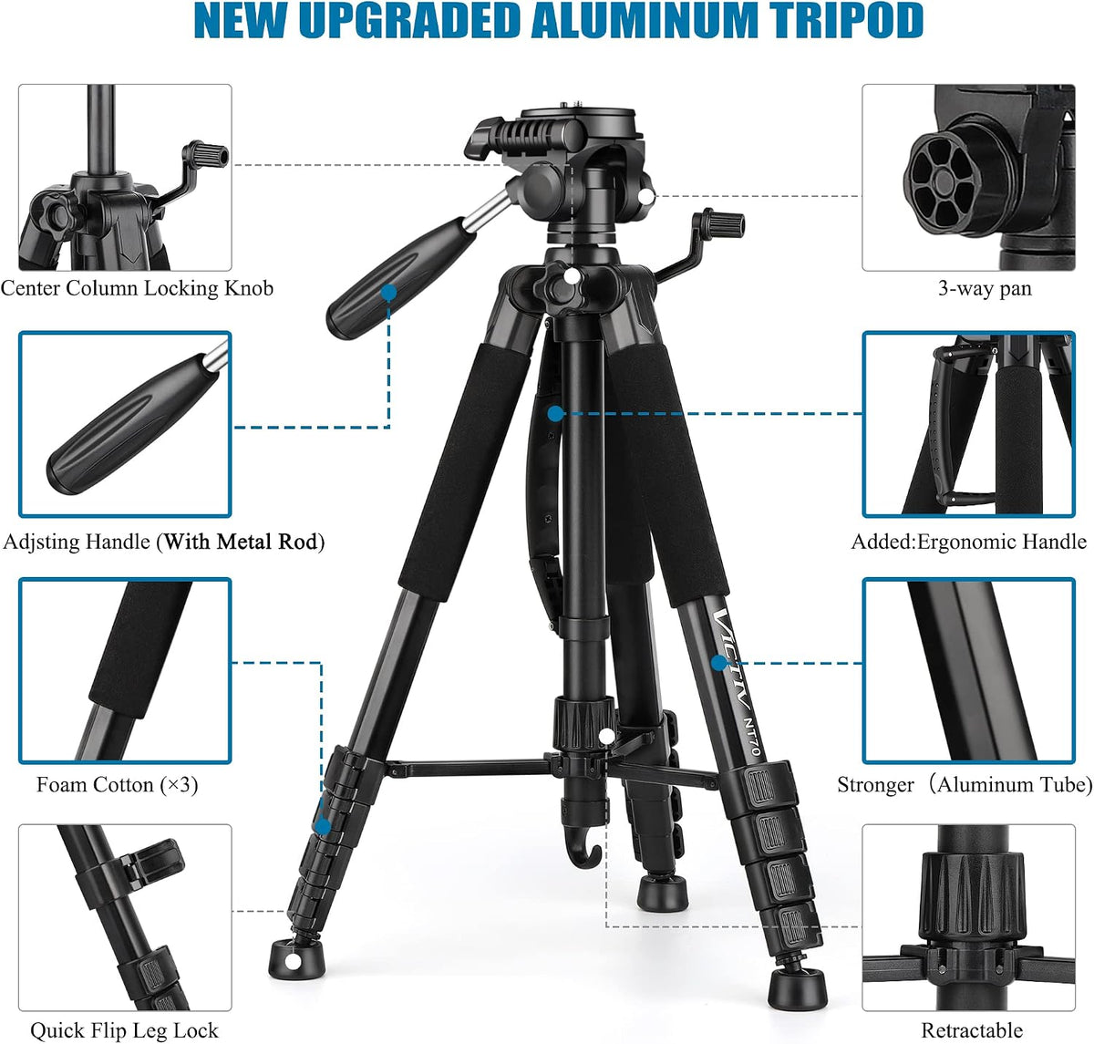 Pro Travel Camera Tripod