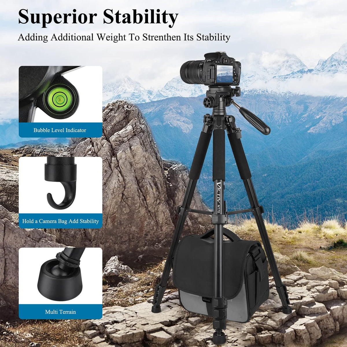 Pro Travel Camera Tripod