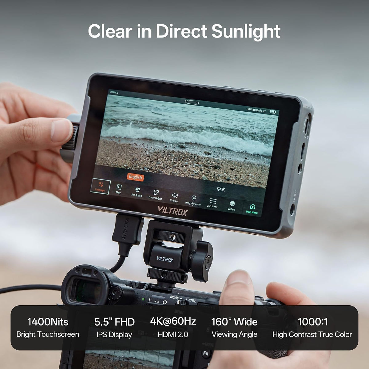 Upgrade Your Camera Setup with a Professional 4K Touchscreen Monitor