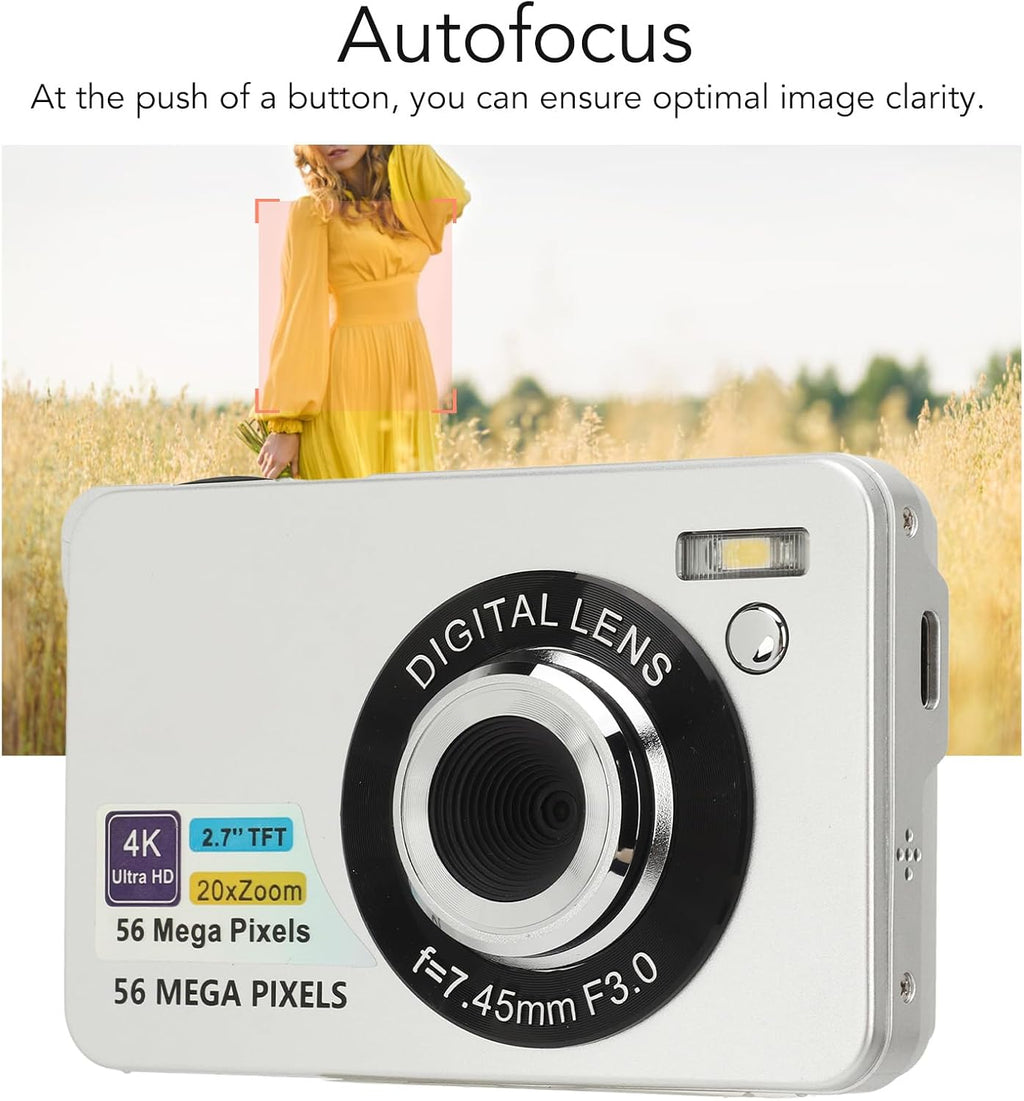 Capture Every Moment with a Pocket-Sized 4K Digital Camera