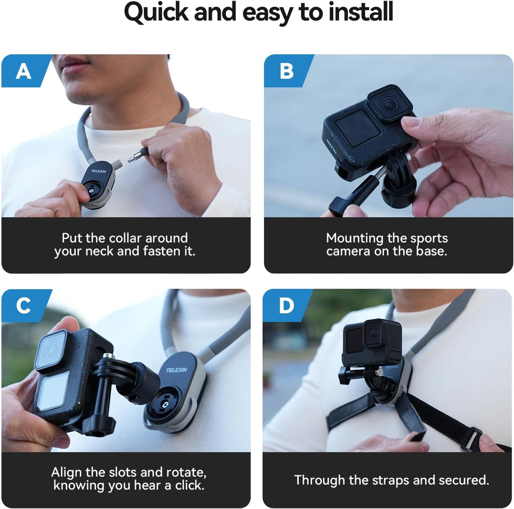 Capture Life Hands-Free with the Ultimate POV Camera Neck Mount