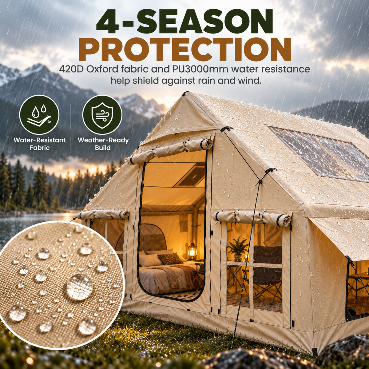 Air Beam Glamping Tent