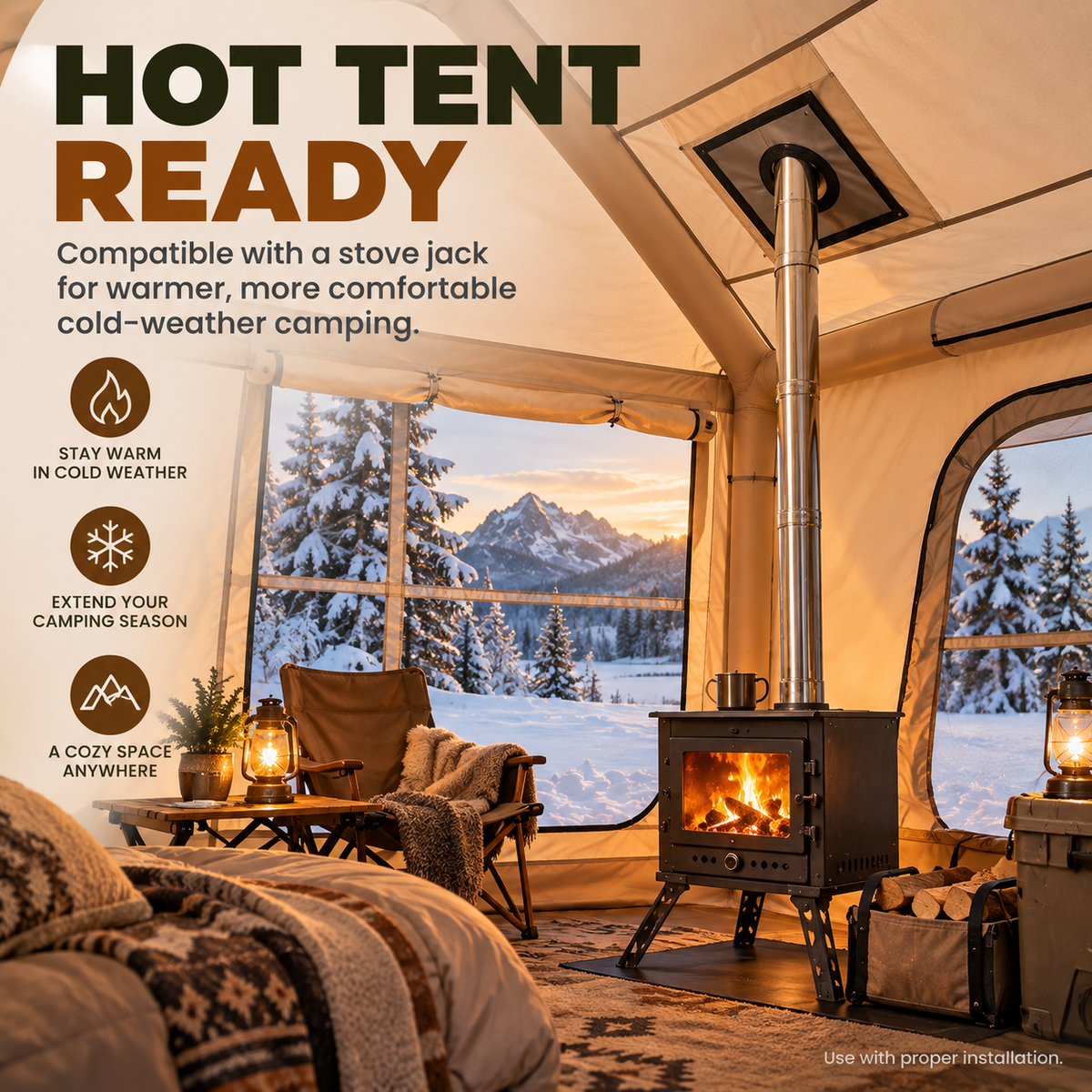 Air Beam Glamping Tent