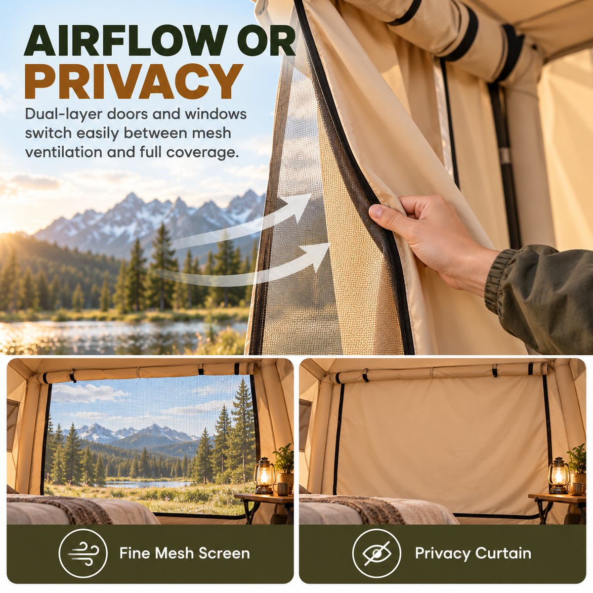 Air Beam Glamping Tent